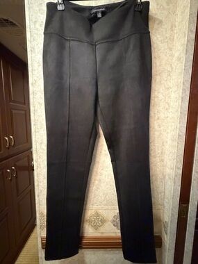 Andrew Marc Black Ponte Skinny Leggings